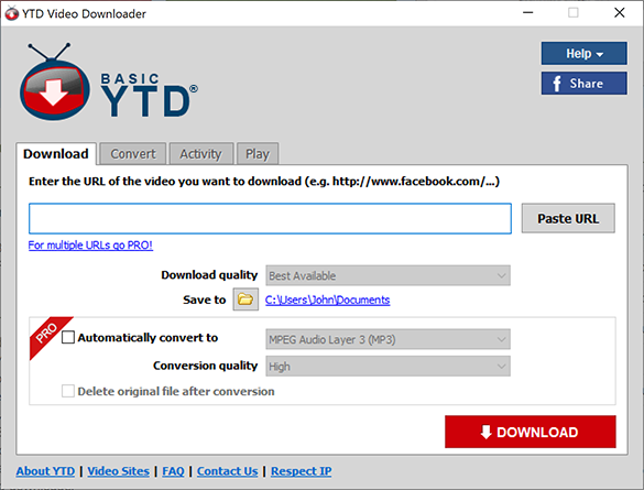 download youtube to mp3 windows 10