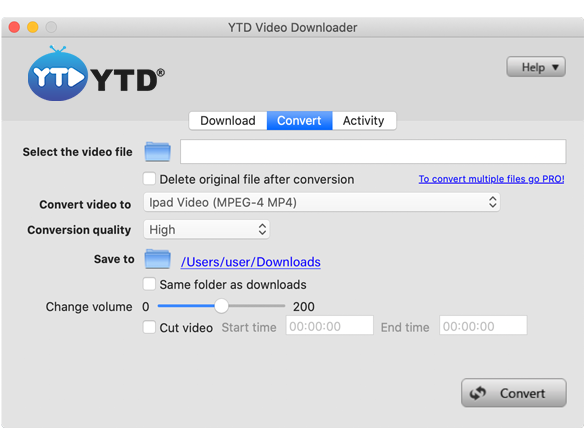 YTD видео конвертор